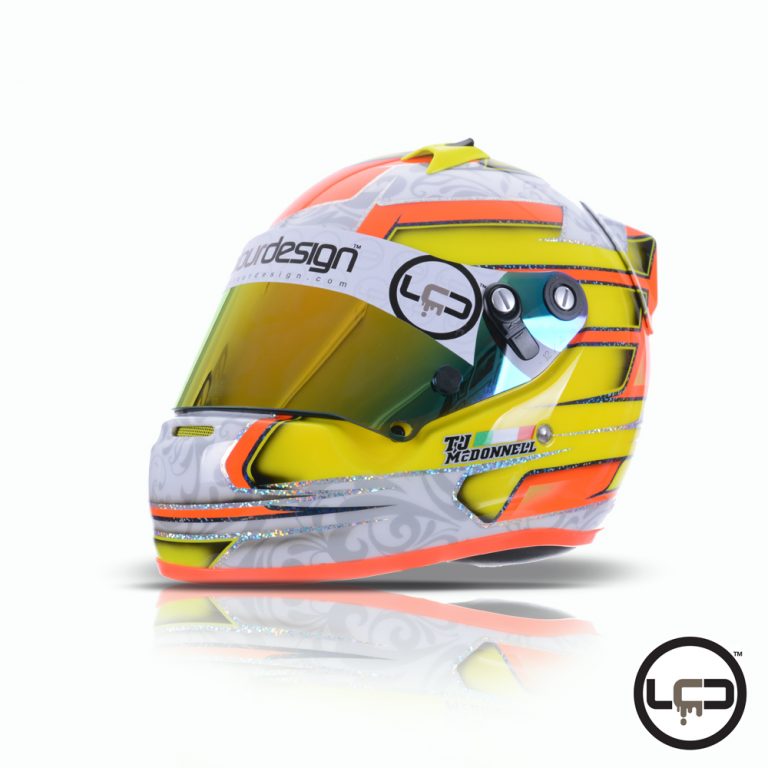 TJ McDonnell Arai CK6 Karting helmet | LCD